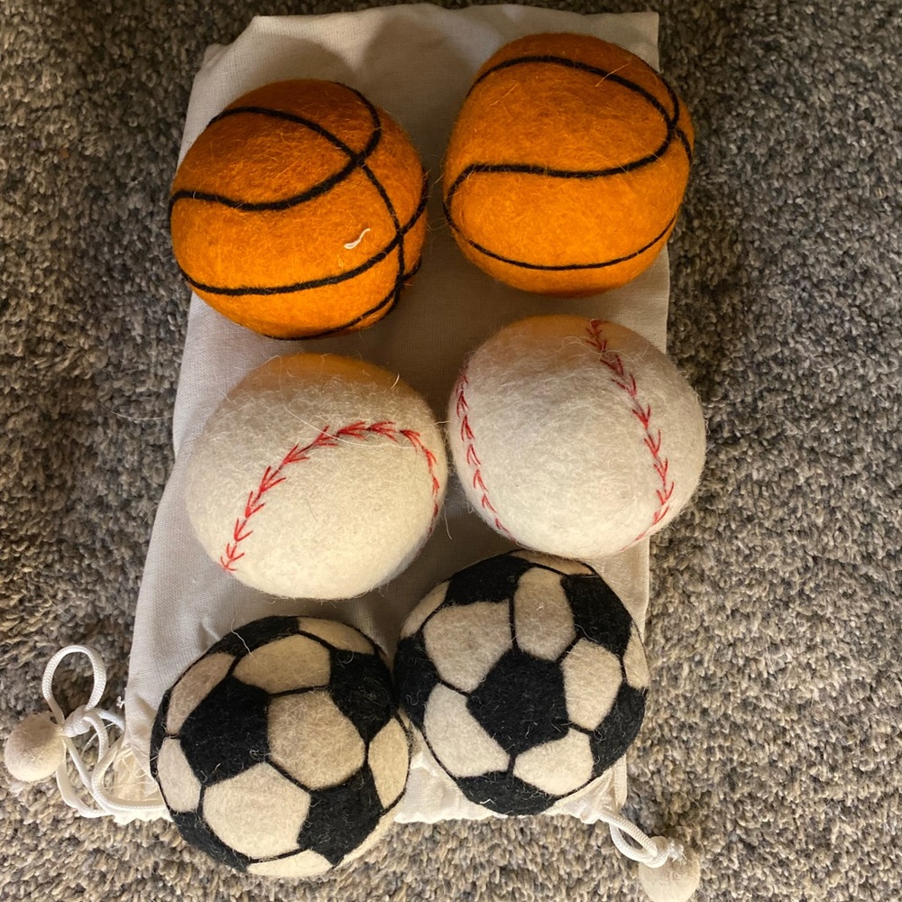 Wool Sports Dryer Balls